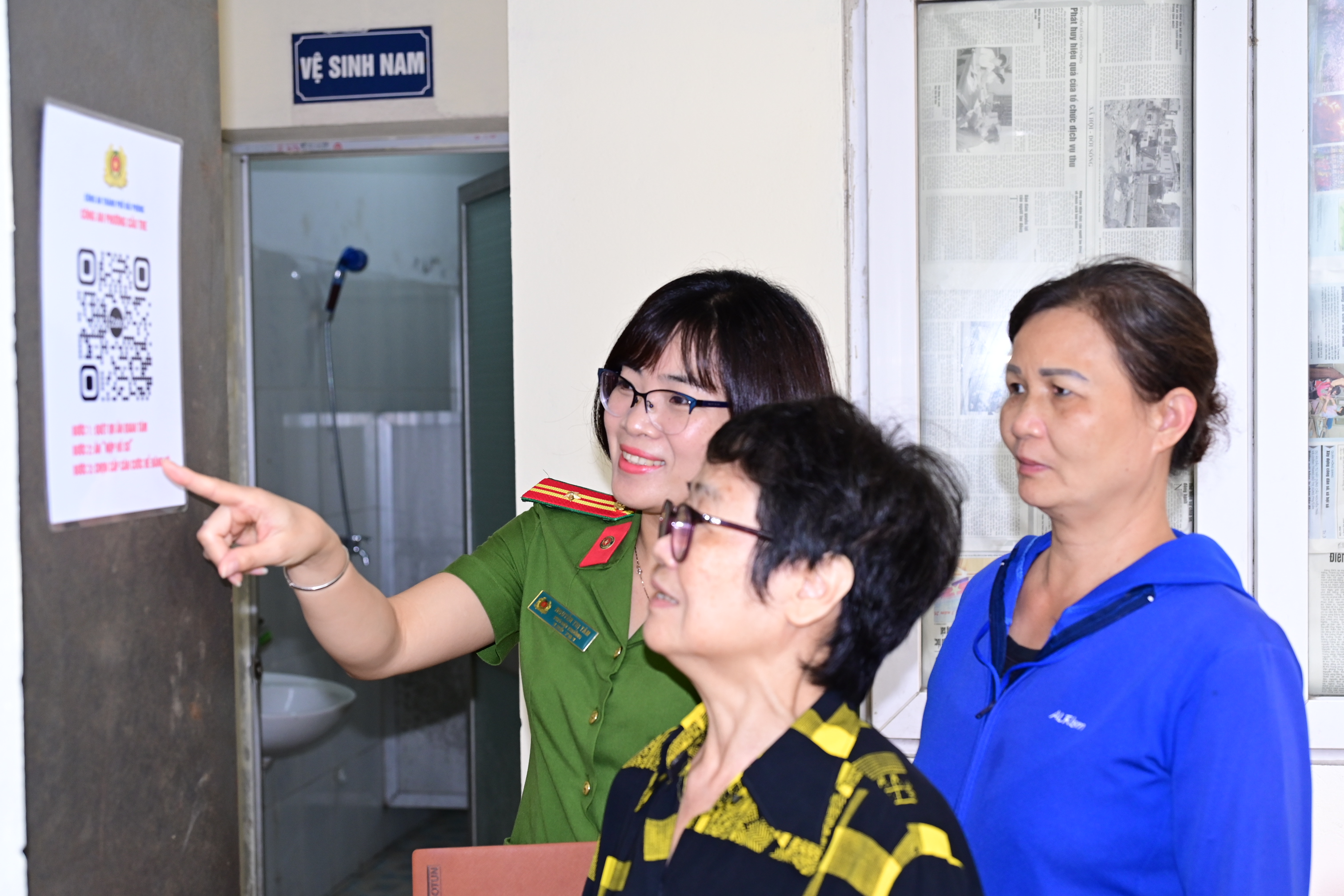 Công an phường Cầu Tre (Ngô Quyền) triển khai điểm tiếp nhận hồ sơ cấp Căn cước